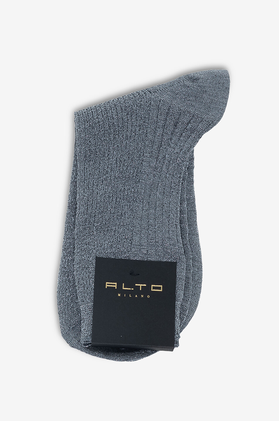 Camilla ribbed lurex socks