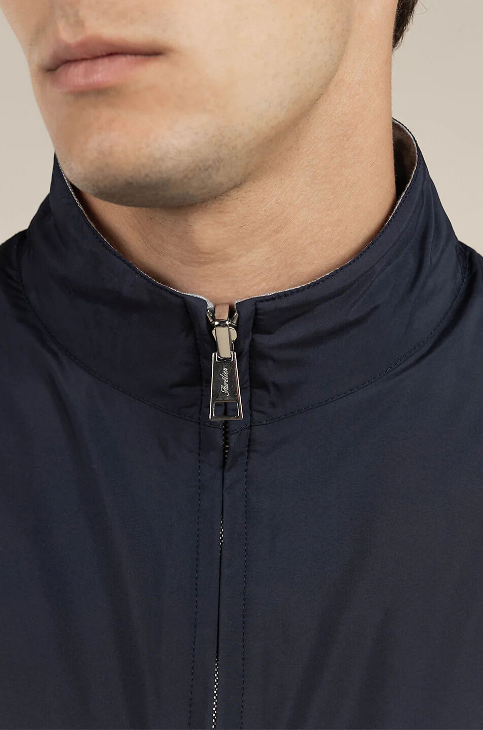 AURELIEN Bomberjacke mit Reissverschluss Resort Herren DUNKELBLAU 5