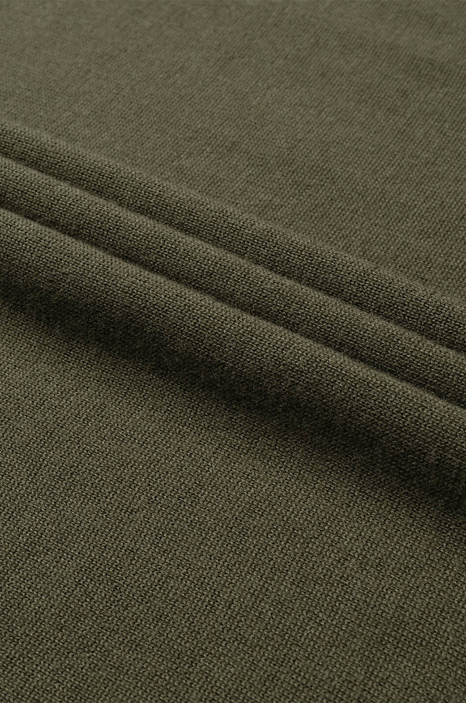 AURELIEN Pull polo fin en laine Cashwool Homme VERT 6