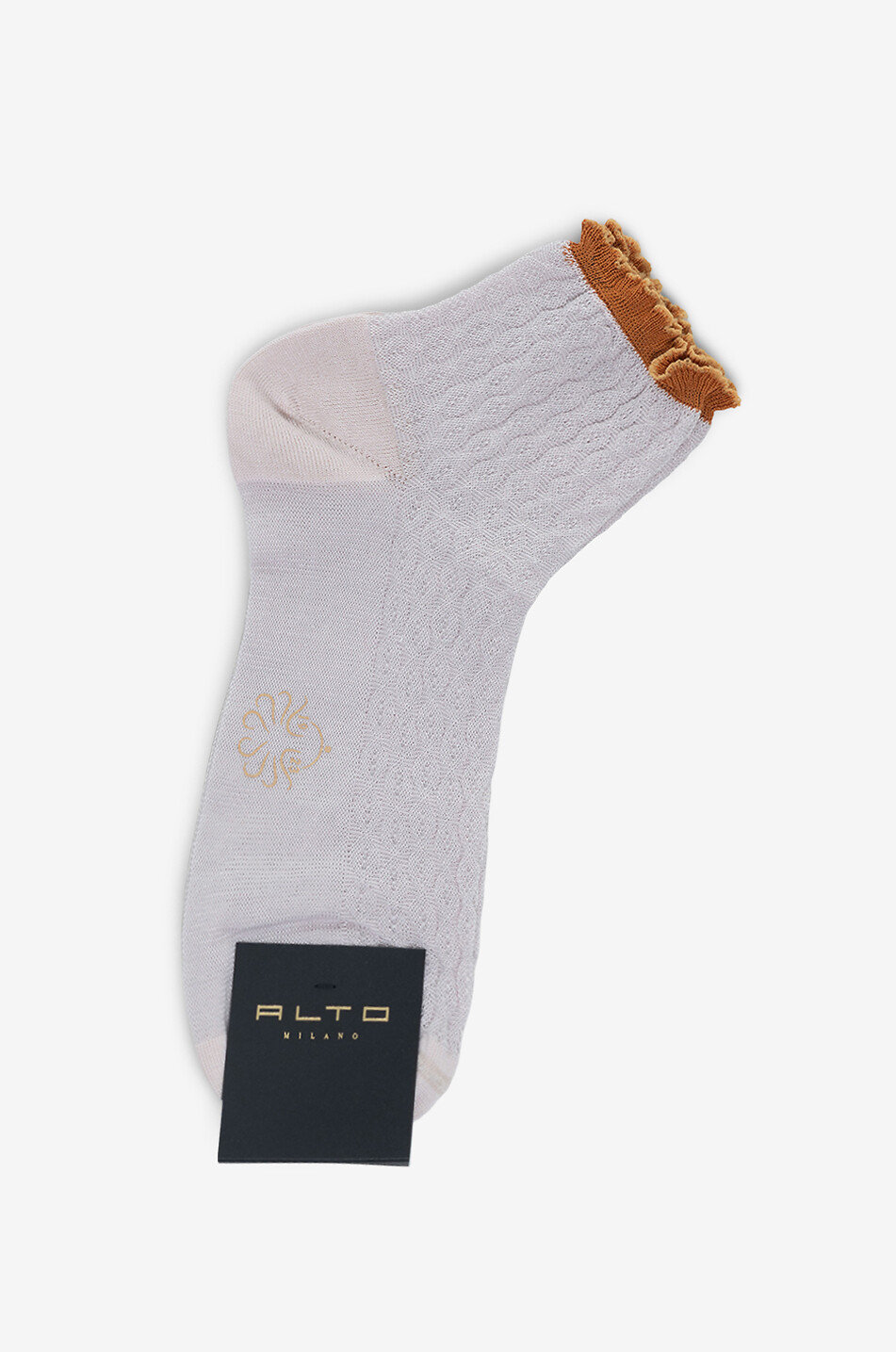 Chaussettes torsadées en coton Anemone