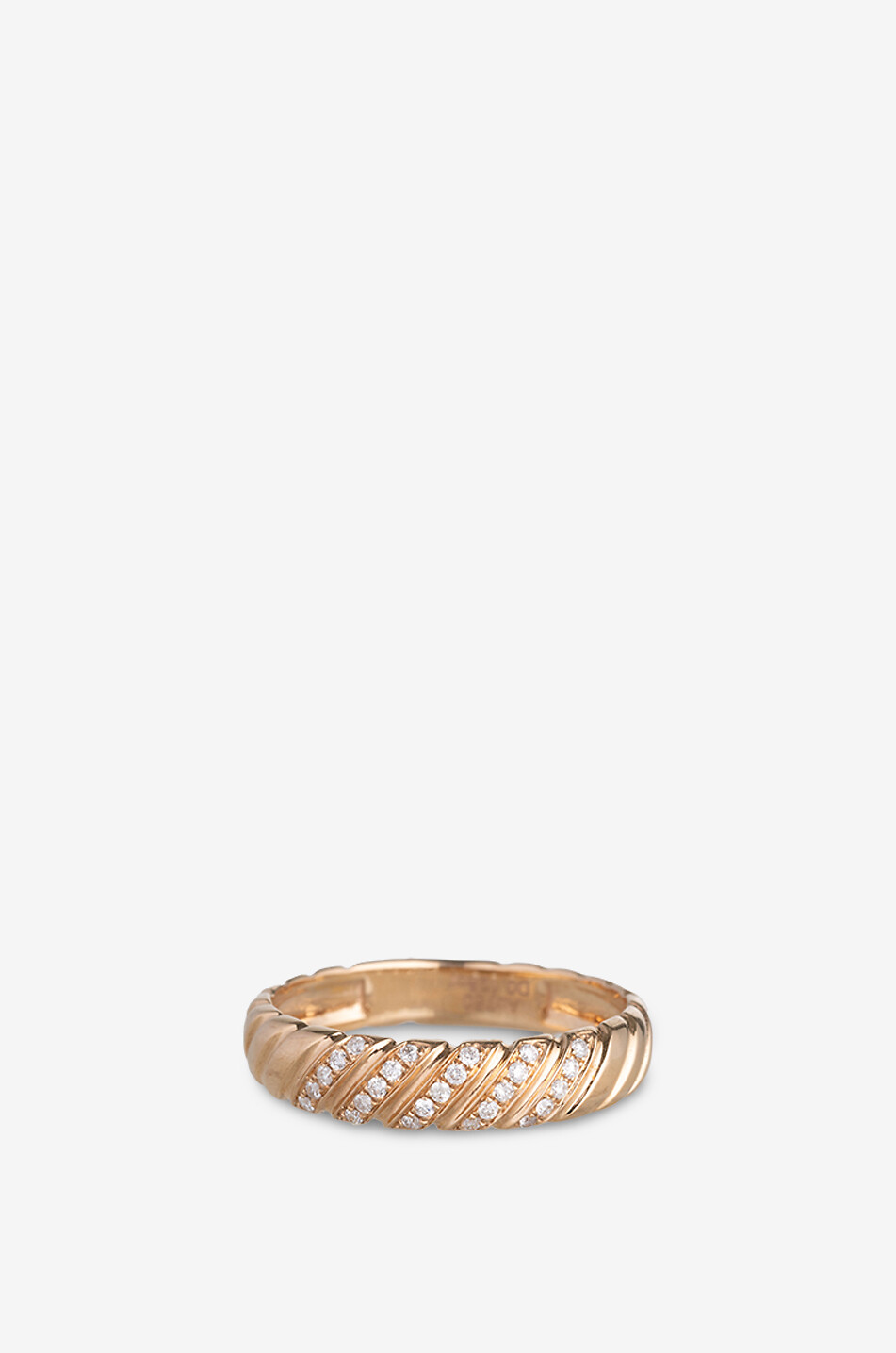 RITA CHRISTENSEN Gelbgold- und Diamantring Vintage Old Damen GOLDEN 1