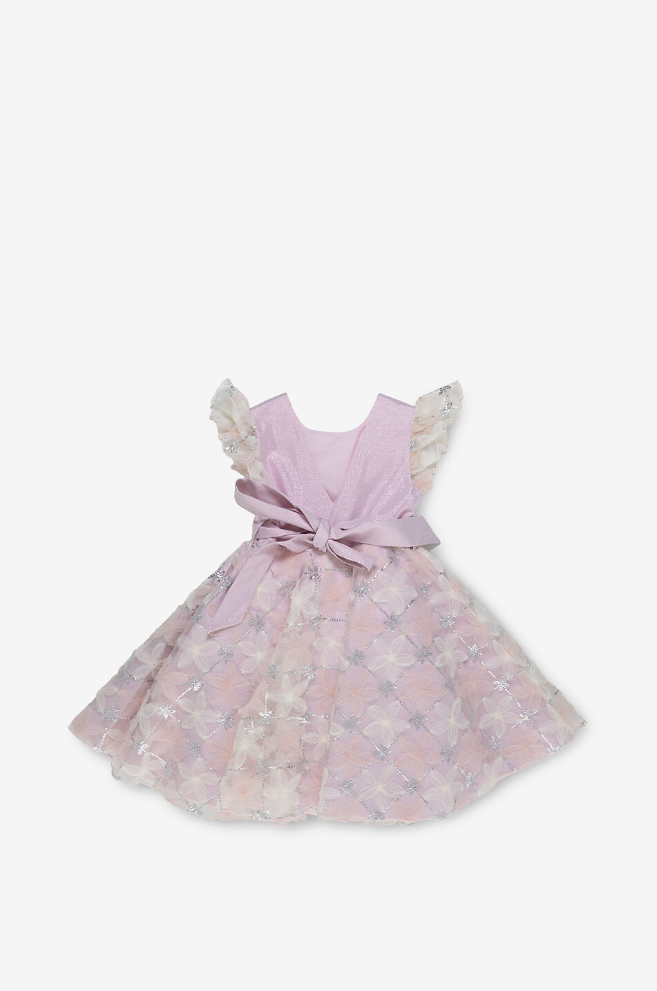 MANEGE EN SUCRE Robe brodée de sequins et de tulle fille Iris Fille ROSE 2