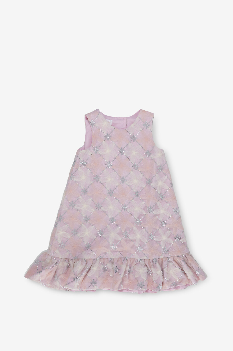 A-förmiges Mädchenkleid mit Pailletten Garden