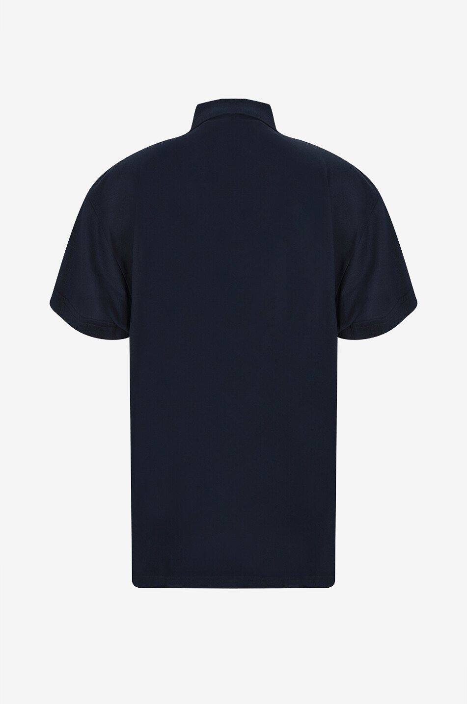 BALENCIAGA Oversize-Polohemd Intertwined BB Garderobe Herren DUNKELBLAU 2