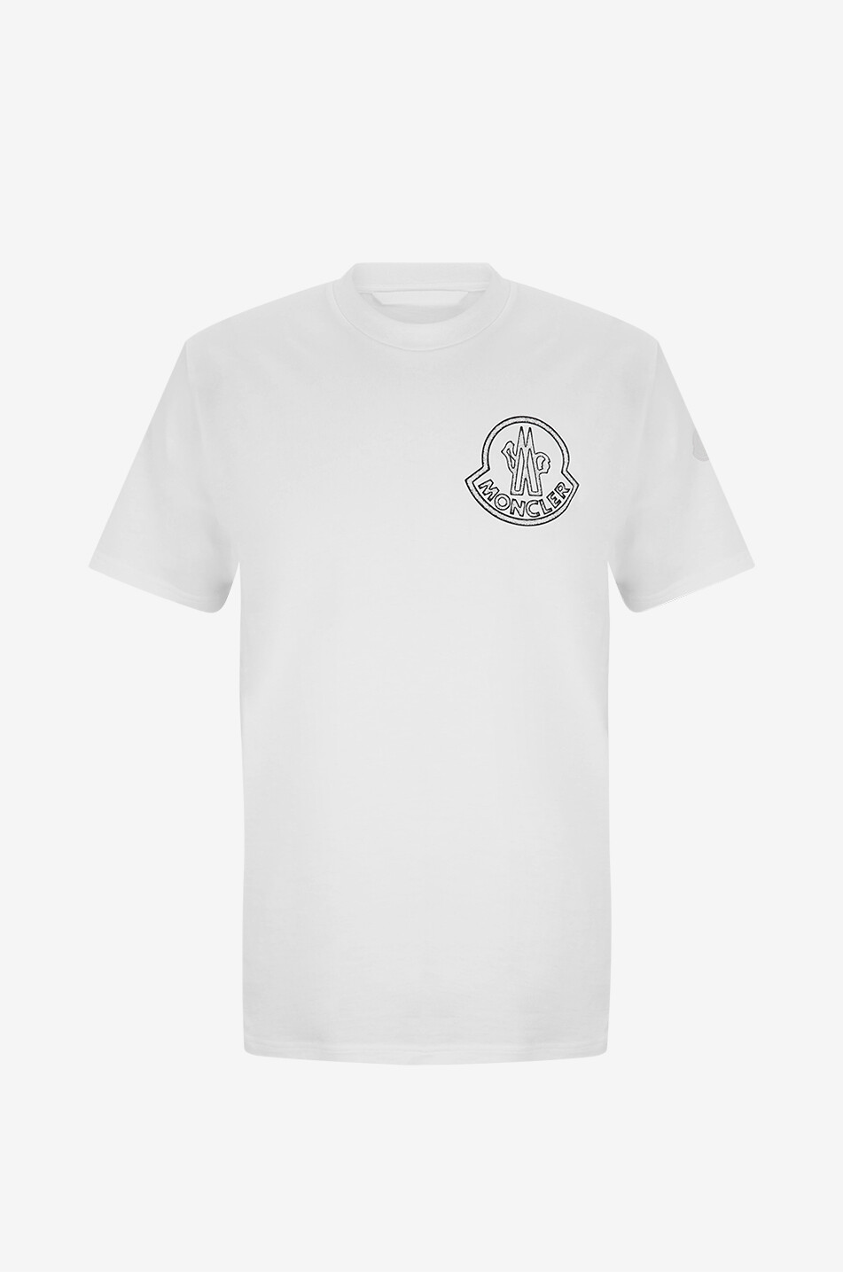 MONCLER Stamp Logo printed short-sleeved T-shirt Men WHITE 1