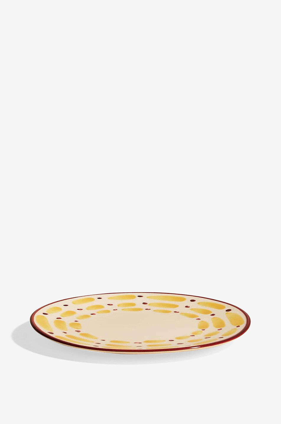 Aura ceramic dessert plate