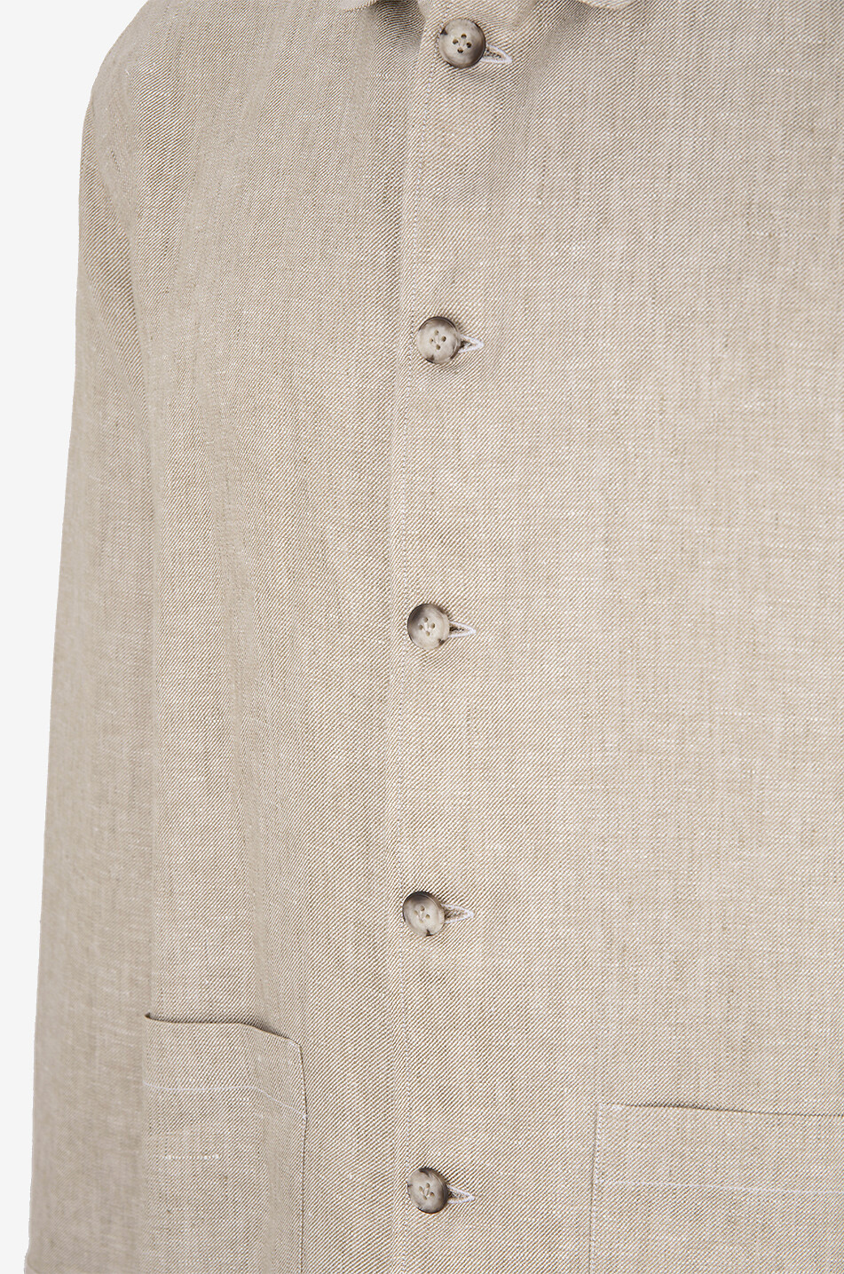 GIAMPAOLO Veste en lin Homme Beige moyen 3