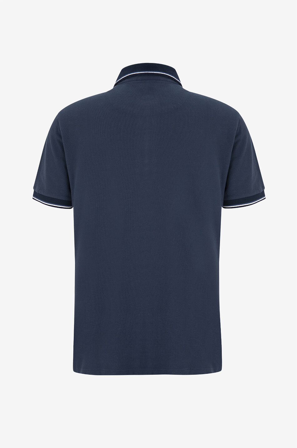 Pegaso short-sleeved polo shirt with stripe trim