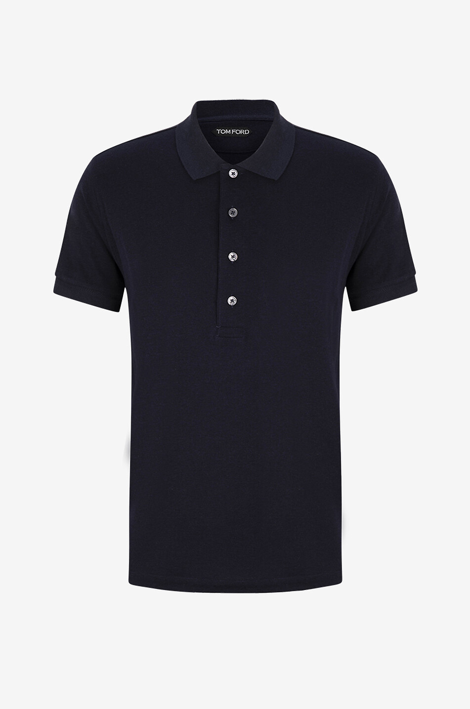 Cashmere and silk jersey polo shirt