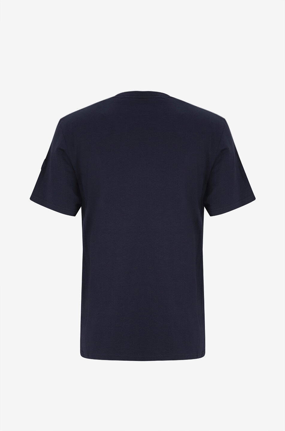 MONCLER Quotation Logo printed short-sleeved T-shirt Men BLUE 2