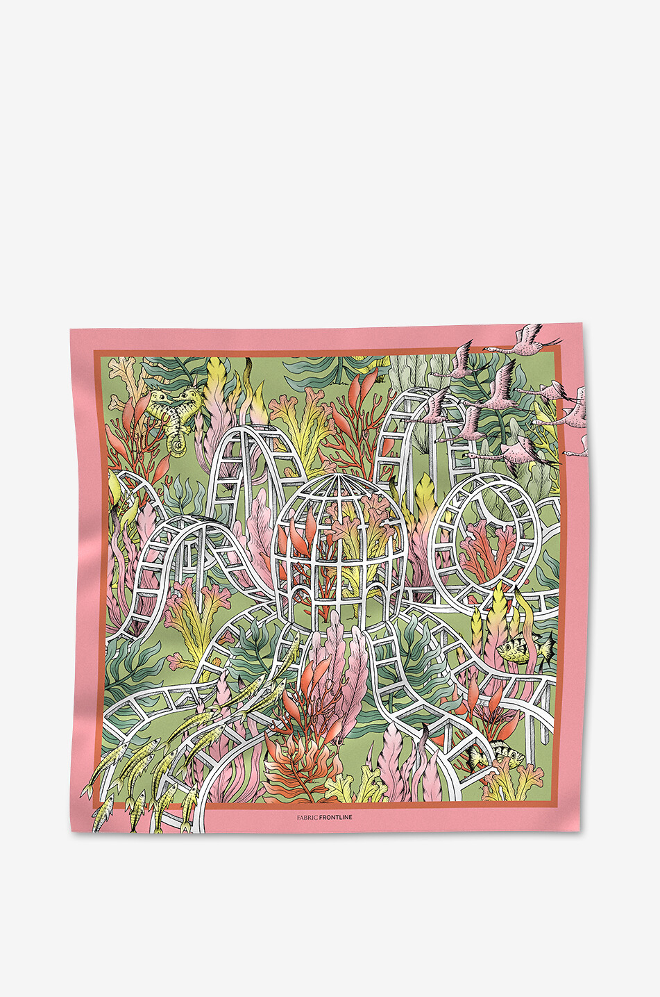 L'Amour Fou silk scarf