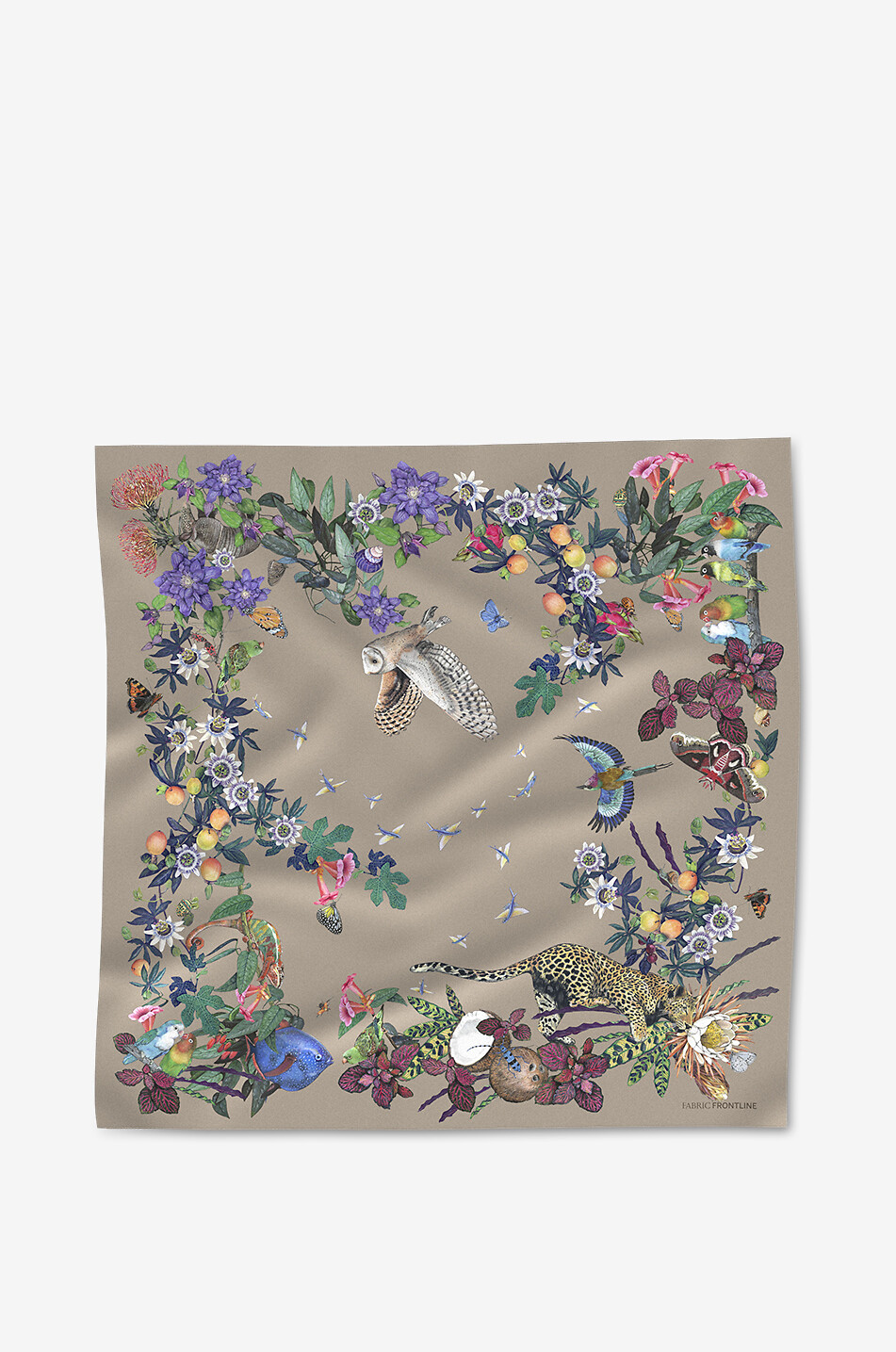 Variété du Monde silk scarf