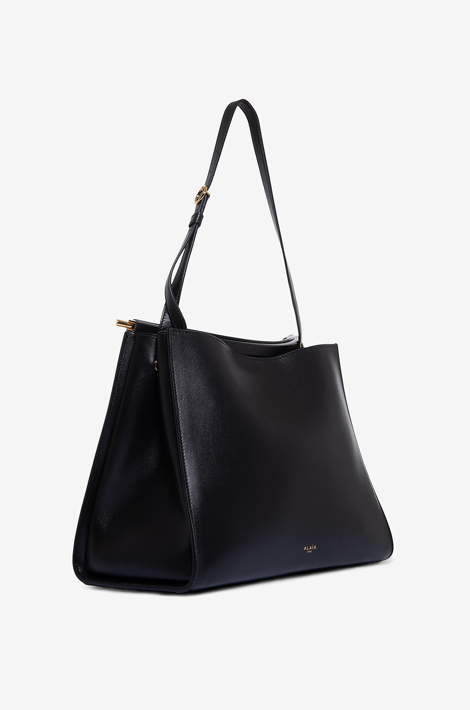 ALAÏA Le Click Medium smooth leather shoulder bag Women BLACK 2