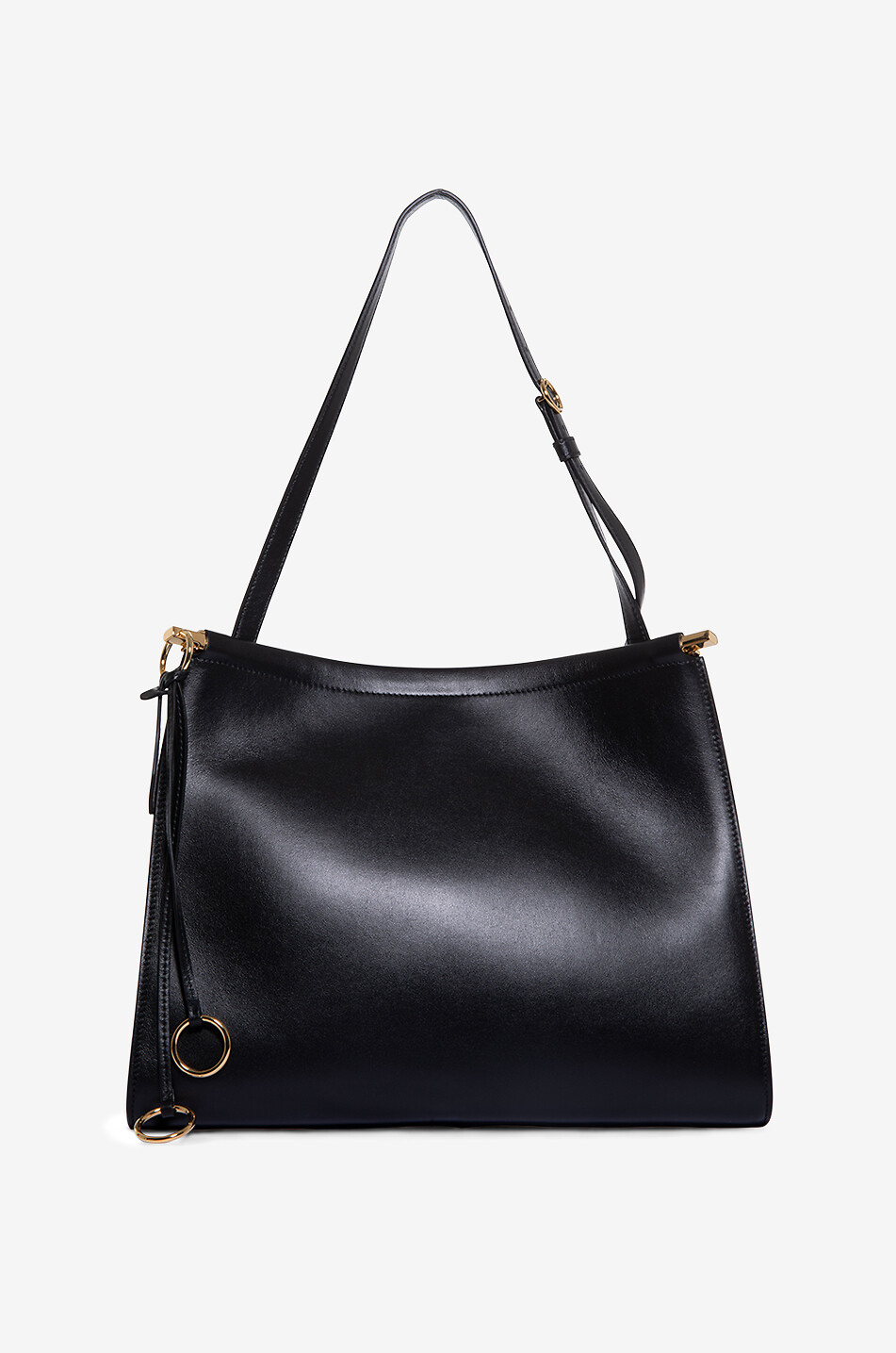 ALAÏA Le Click Medium smooth leather shoulder bag Women BLACK 3