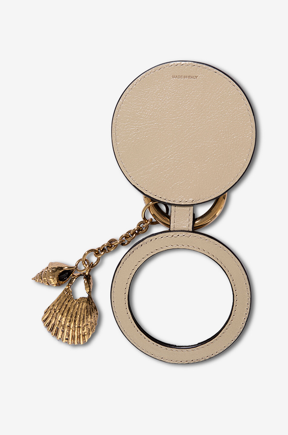 Charm pour sac à main miroir Shell