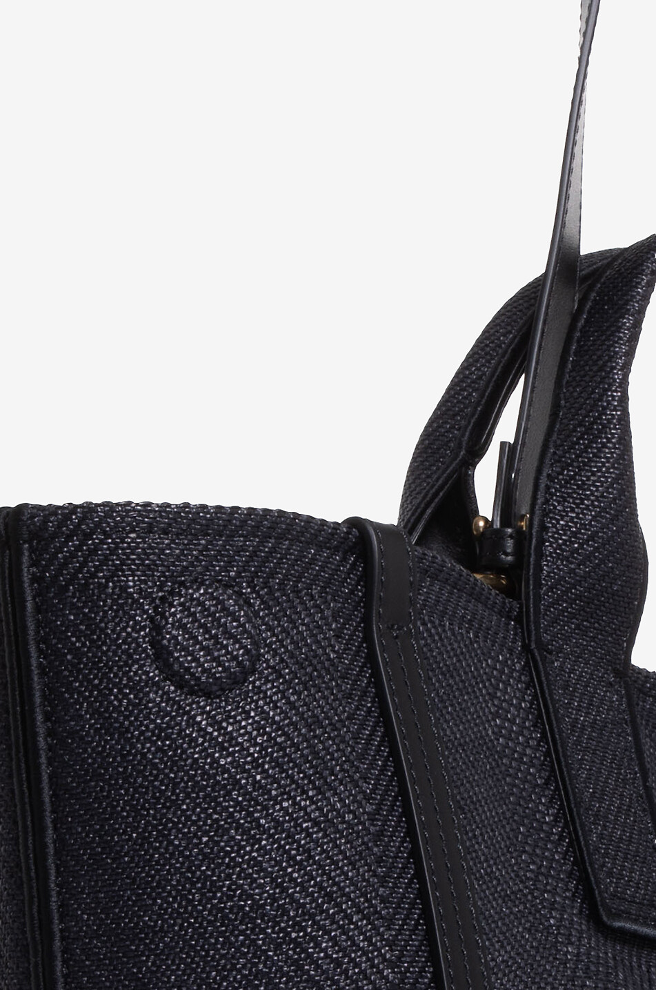 CHLOE Flecht-Shopper mit Leder Carry Medium Damen DUNKELBLAU 6