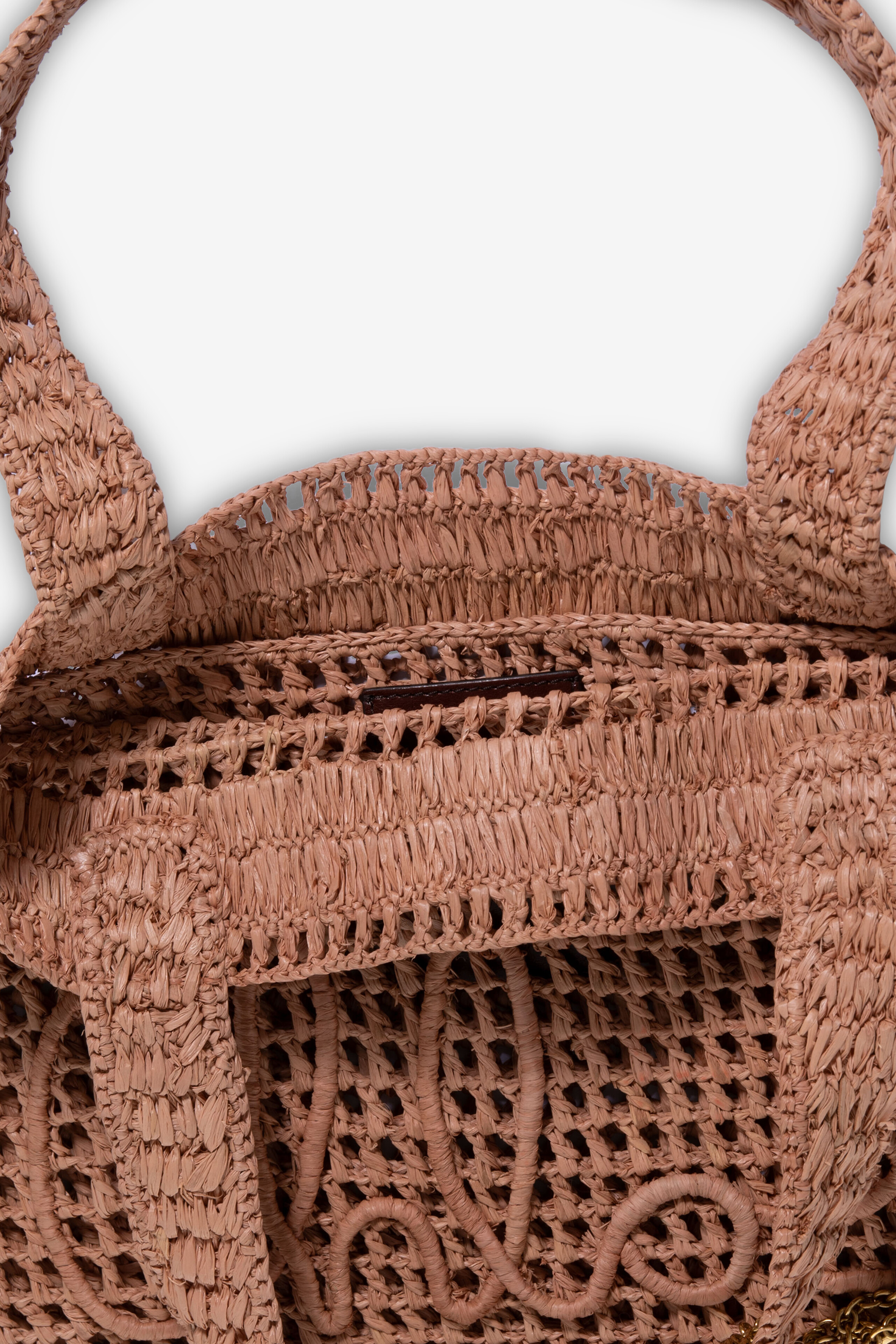 CHLOE Sac cabas ajouré en raphia Summer Banana Femme BEIGE 3