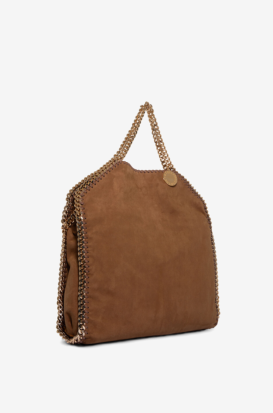 STELLA McCARTNEY Shopper mit Umschlag aus veganem Wildleder Falabella Damen BRAUN 2