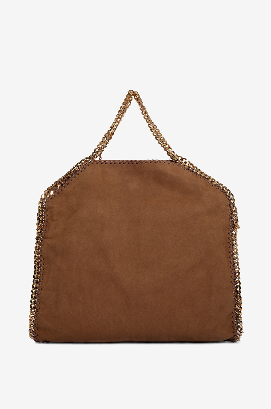 STELLA McCARTNEY Shopper mit Umschlag aus veganem Wildleder Falabella Damen BRAUN 3