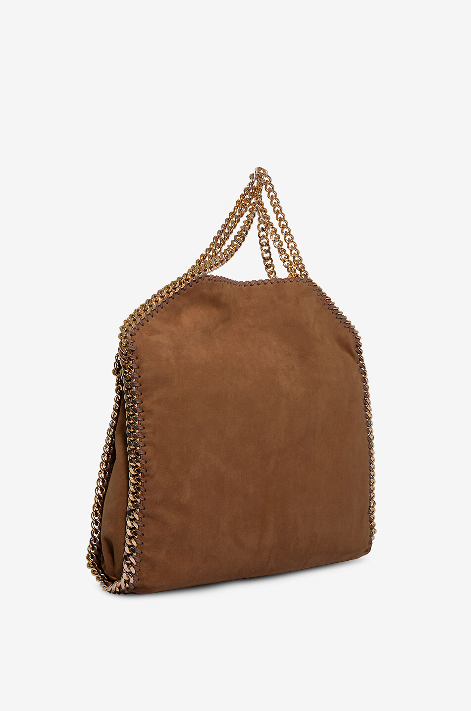 STELLA McCARTNEY Shopper mit Umschlag aus veganem Wildleder Falabella Damen BRAUN 5