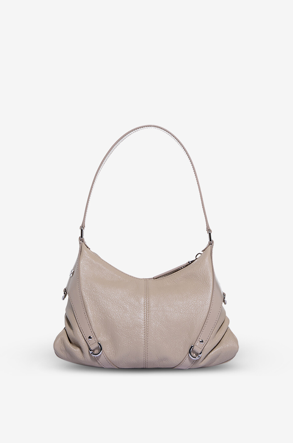 Voyou Harness Small supple leather shoulder bag - GIVENCHY - BEIGE