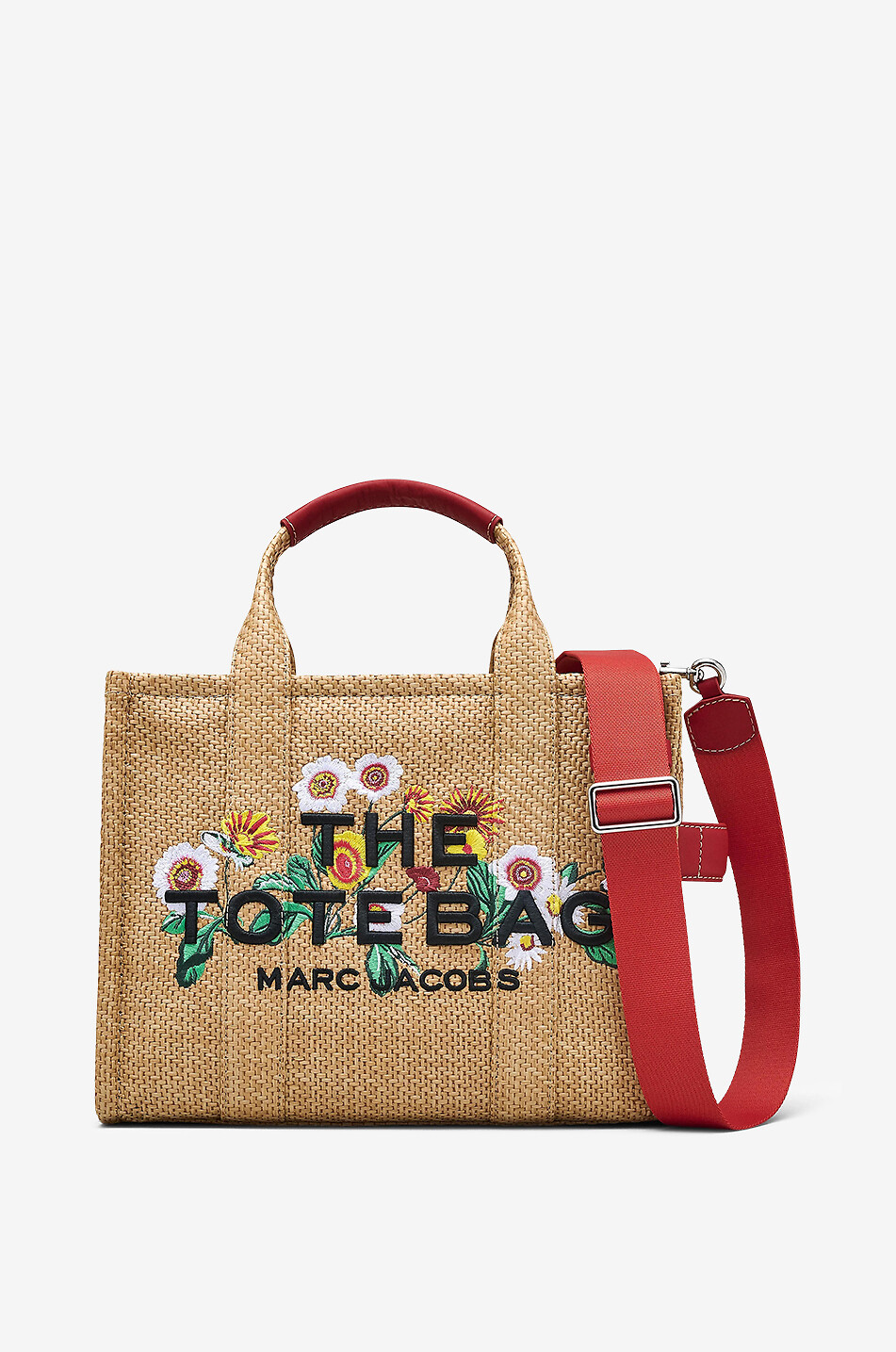 MARC JACOBS The Daisy Woven Medium Tote canvas tote bag Women BEIGE 1