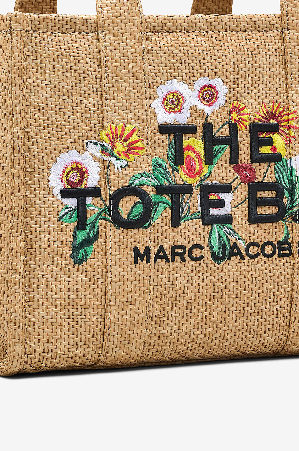 MARC JACOBS The Daisy Woven Medium Tote canvas tote bag Women BEIGE 5