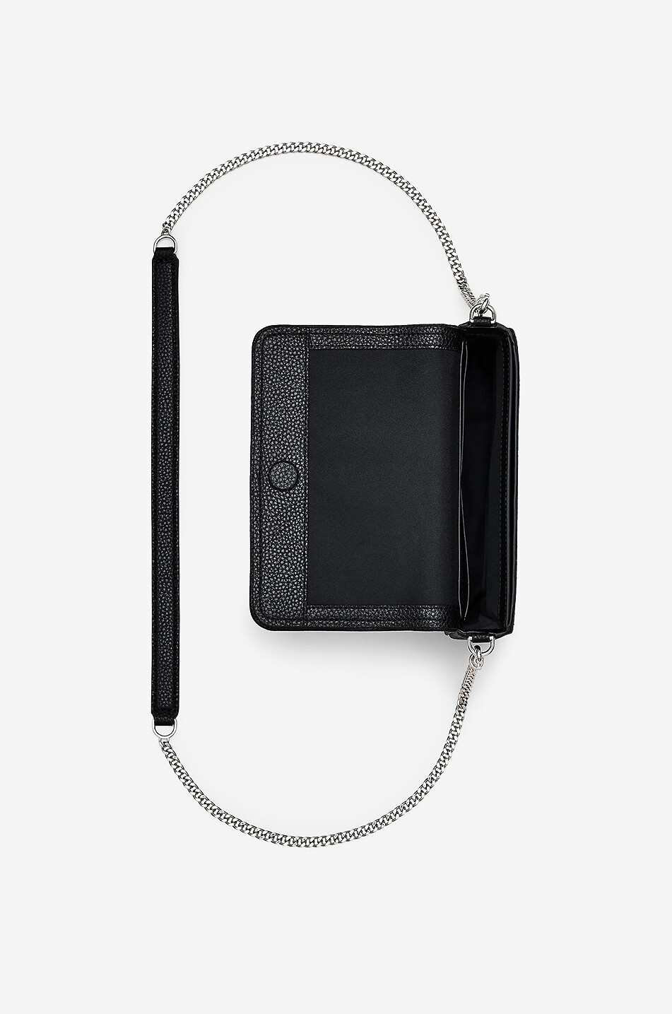 MARC JACOBS The Sticker Patch Mini grained leather shoulder bag Women BLACK 4