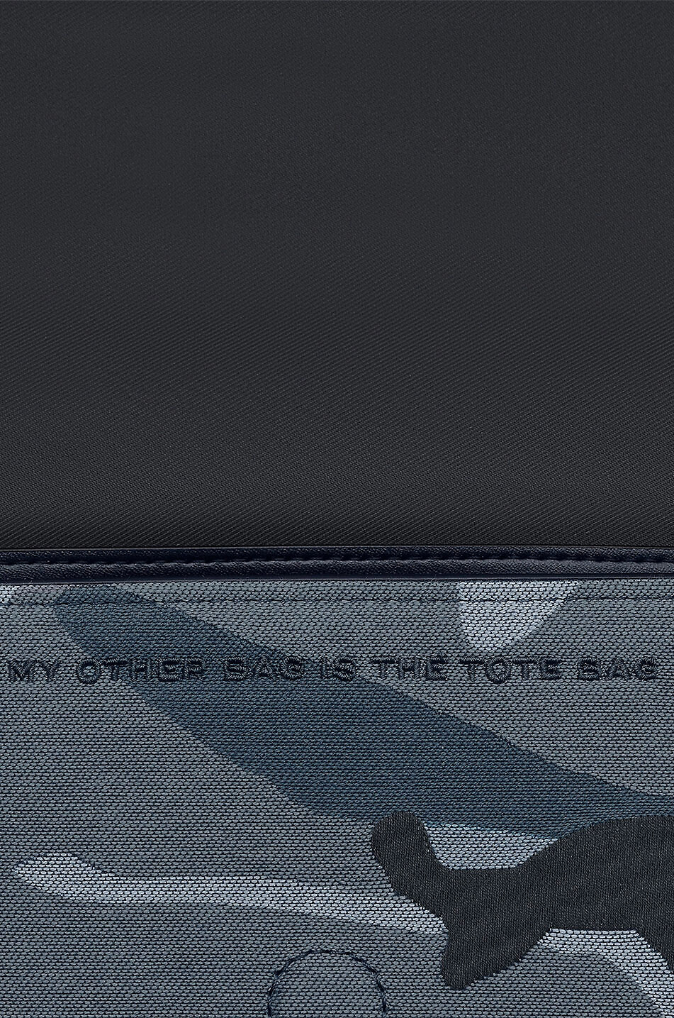 MARC JACOBS Sac porté épaule en tissu The Camo Jacquard Chain Mini Femme BLEU 6