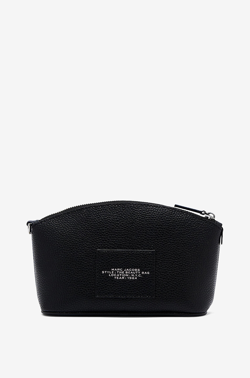 MARC JACOBS The Sticker Patch grained leather beauty bag Women BLACK 2