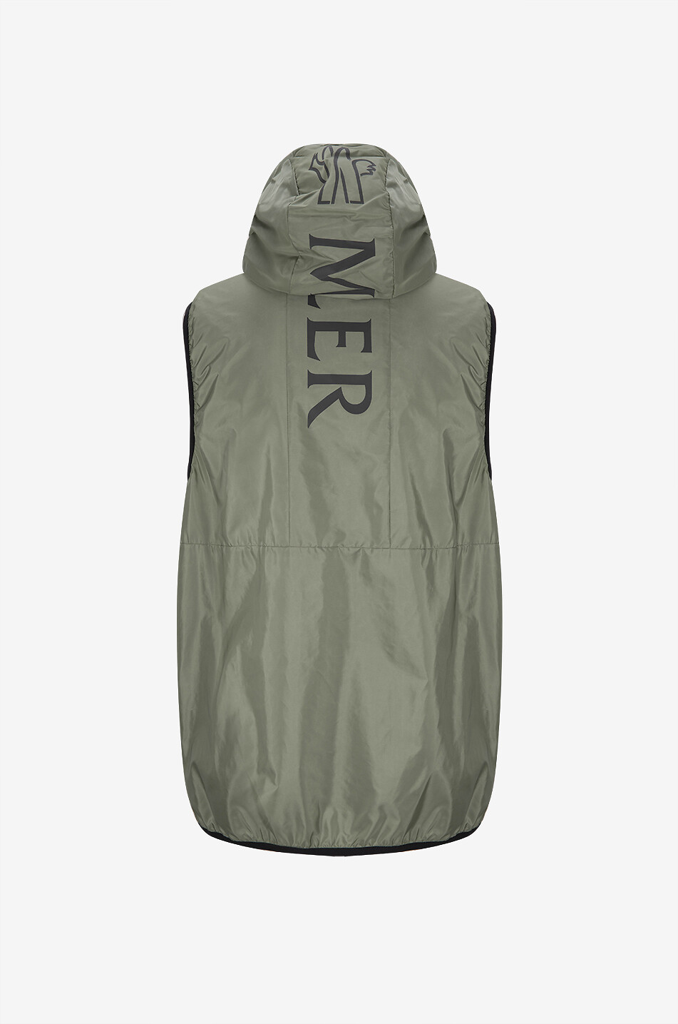 MONCLER Moretan windproof hooded vest Men GREEN 2