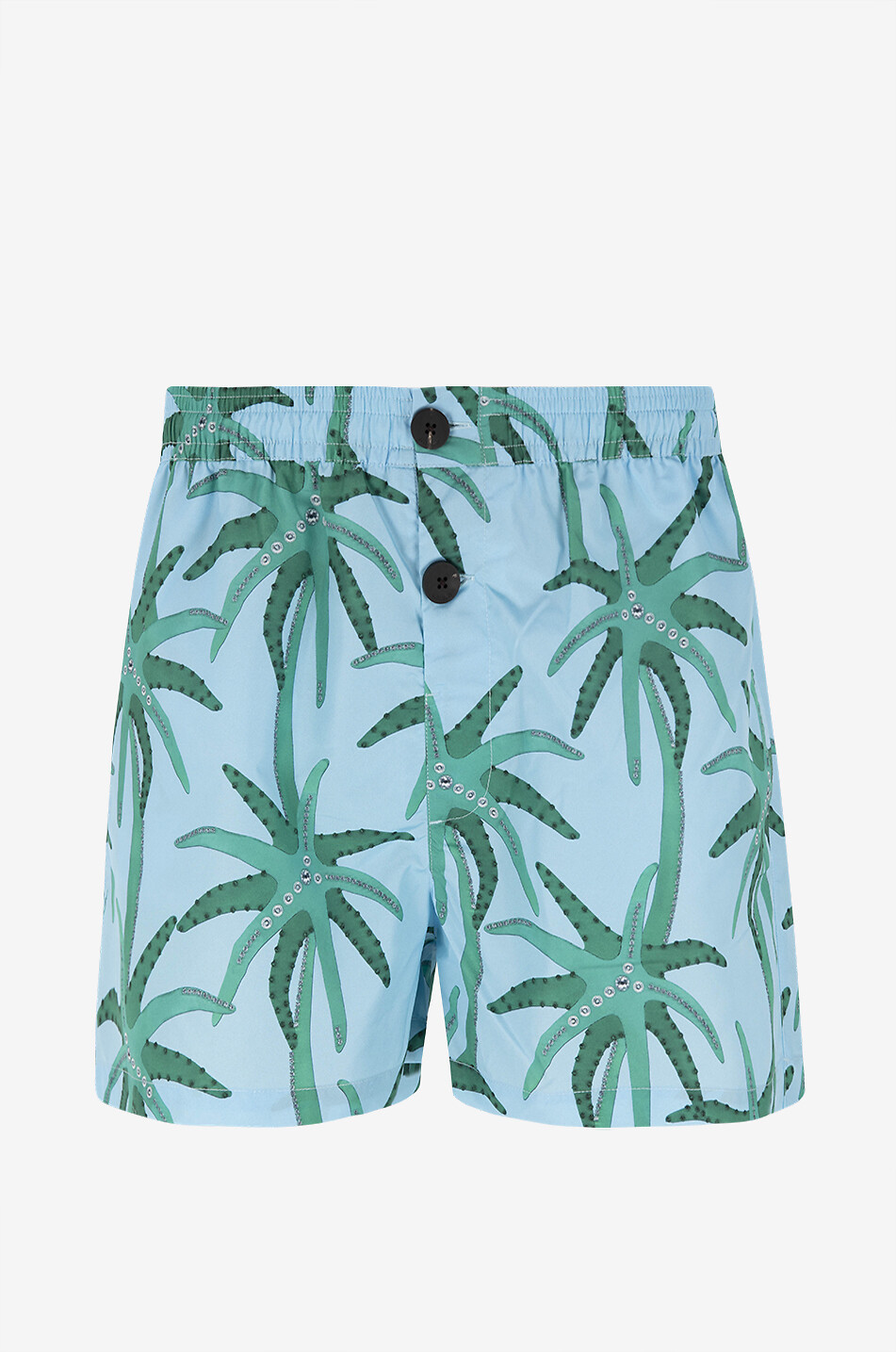 Le maillot Puntini printed swimshorts