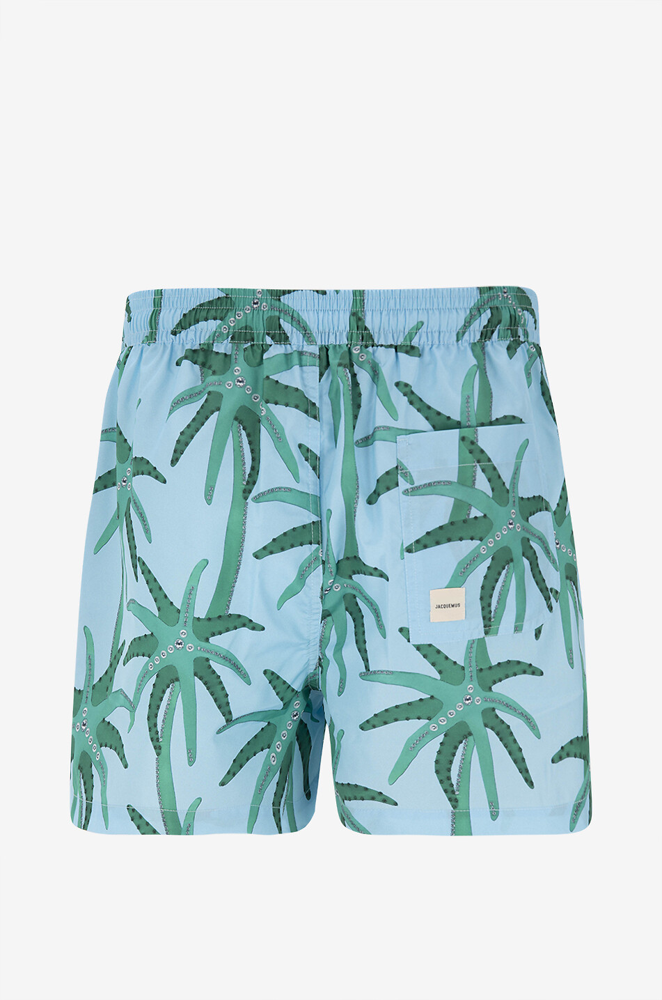 JACQUEMUS Le maillot Puntini printed swimshorts Men BLUE 2