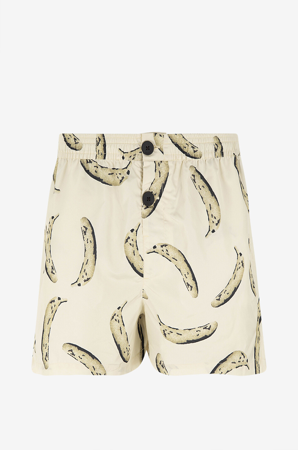 JACQUEMUS Bedruckte Badeshorts Le maillot Puntini Herren GELB 1