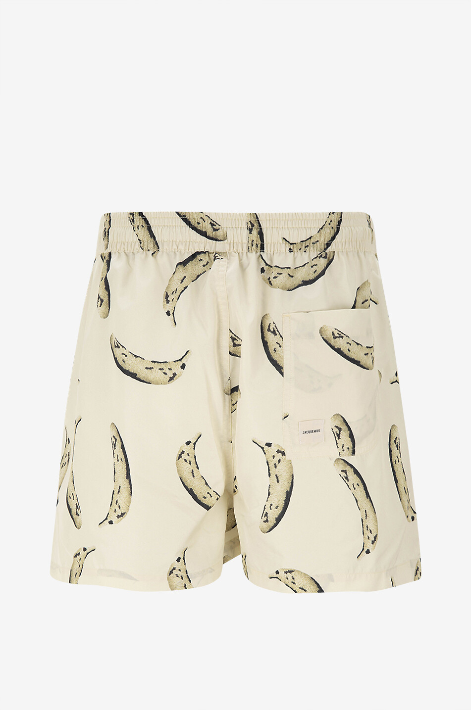 JACQUEMUS Bedruckte Badeshorts Le maillot Puntini Herren GELB 2
