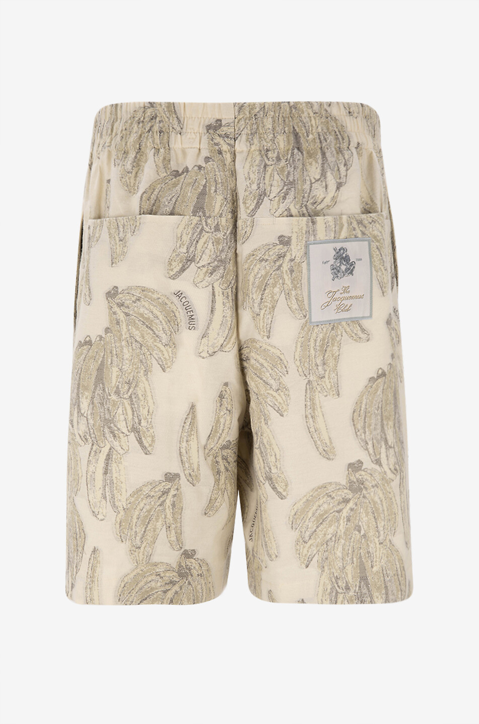 JACQUEMUS Short en jacquard banane Le short Aloe Homme BEIGE 2