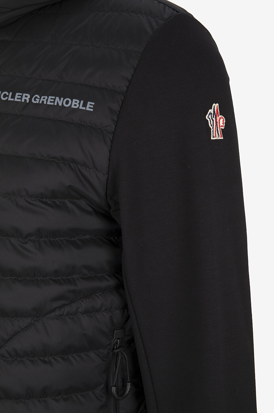 MONCLER GRENOBLE Sweat-shirt à capuche zippé à détails duvet Day-Namic Homme NOIR 3