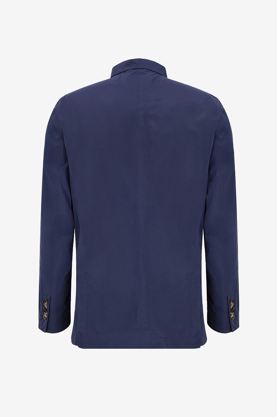 BRUNELLO CUCINELLI Einreihiger Blazer aus Mikrofaser Herren DUNKELBLAU 2