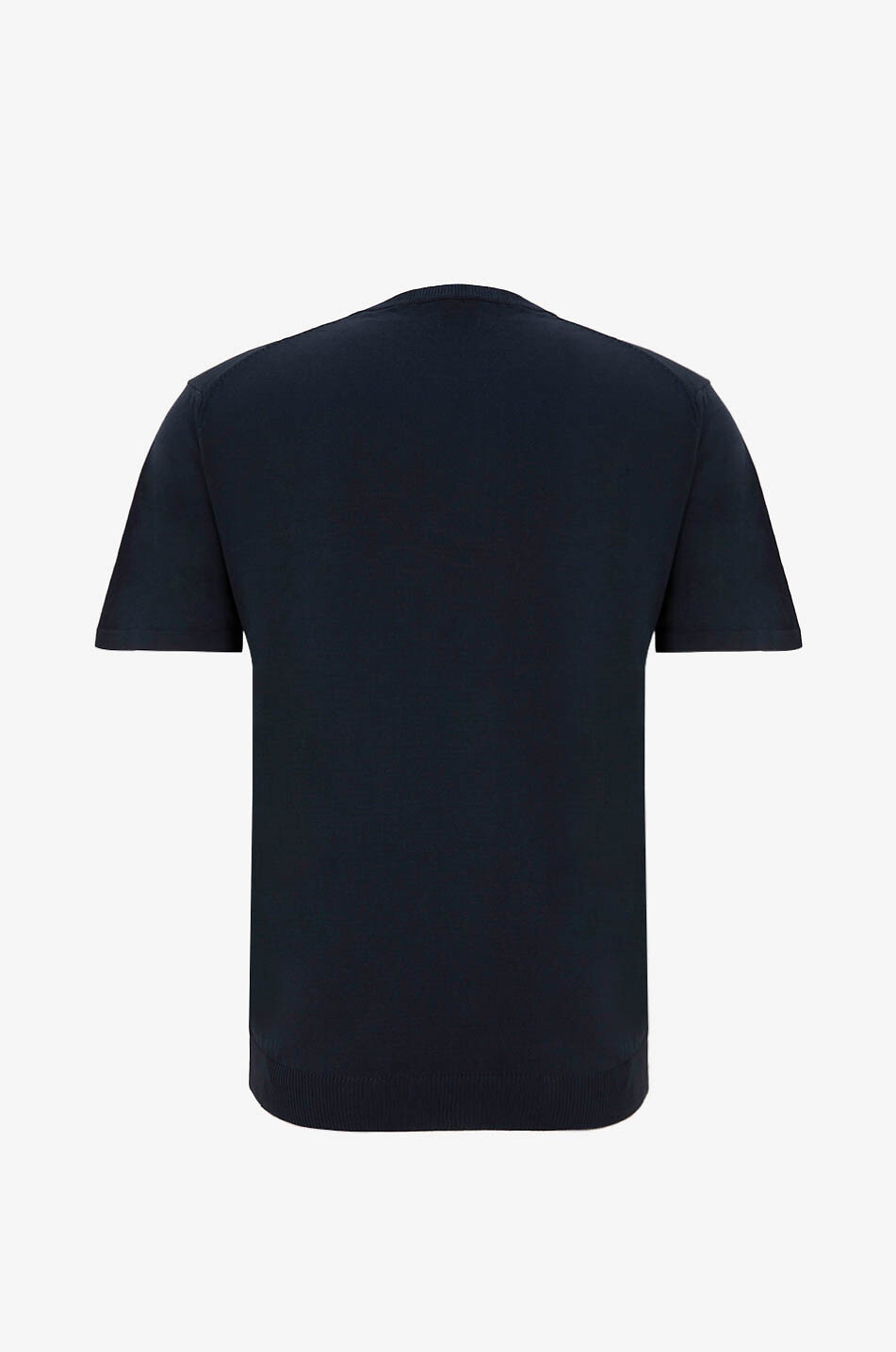 DANIELE FIESOLI Cotton short-sleeved T-shirt Men DARK BLUE 2