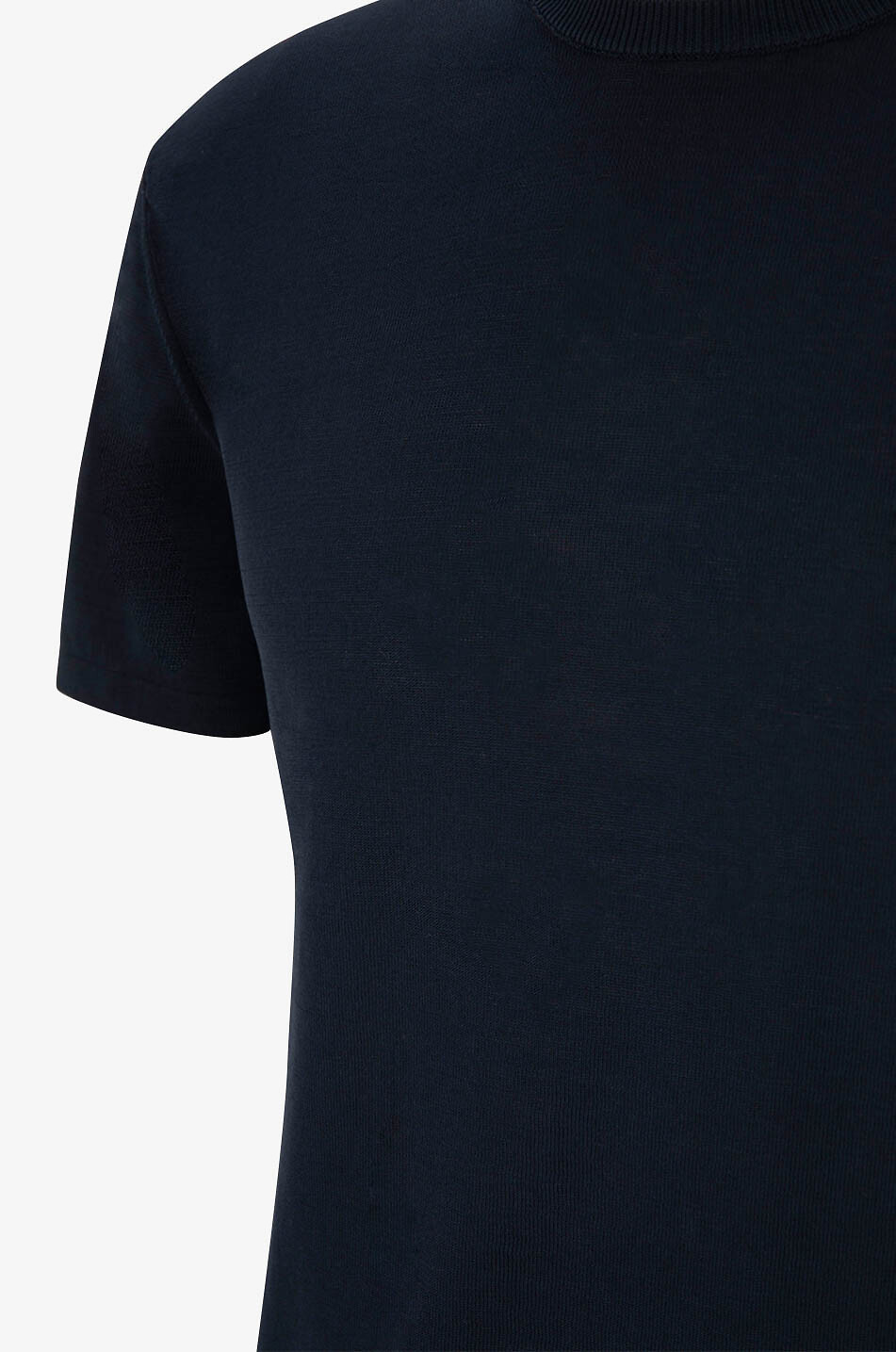 DANIELE FIESOLI Cotton short-sleeved T-shirt Men DARK BLUE 3