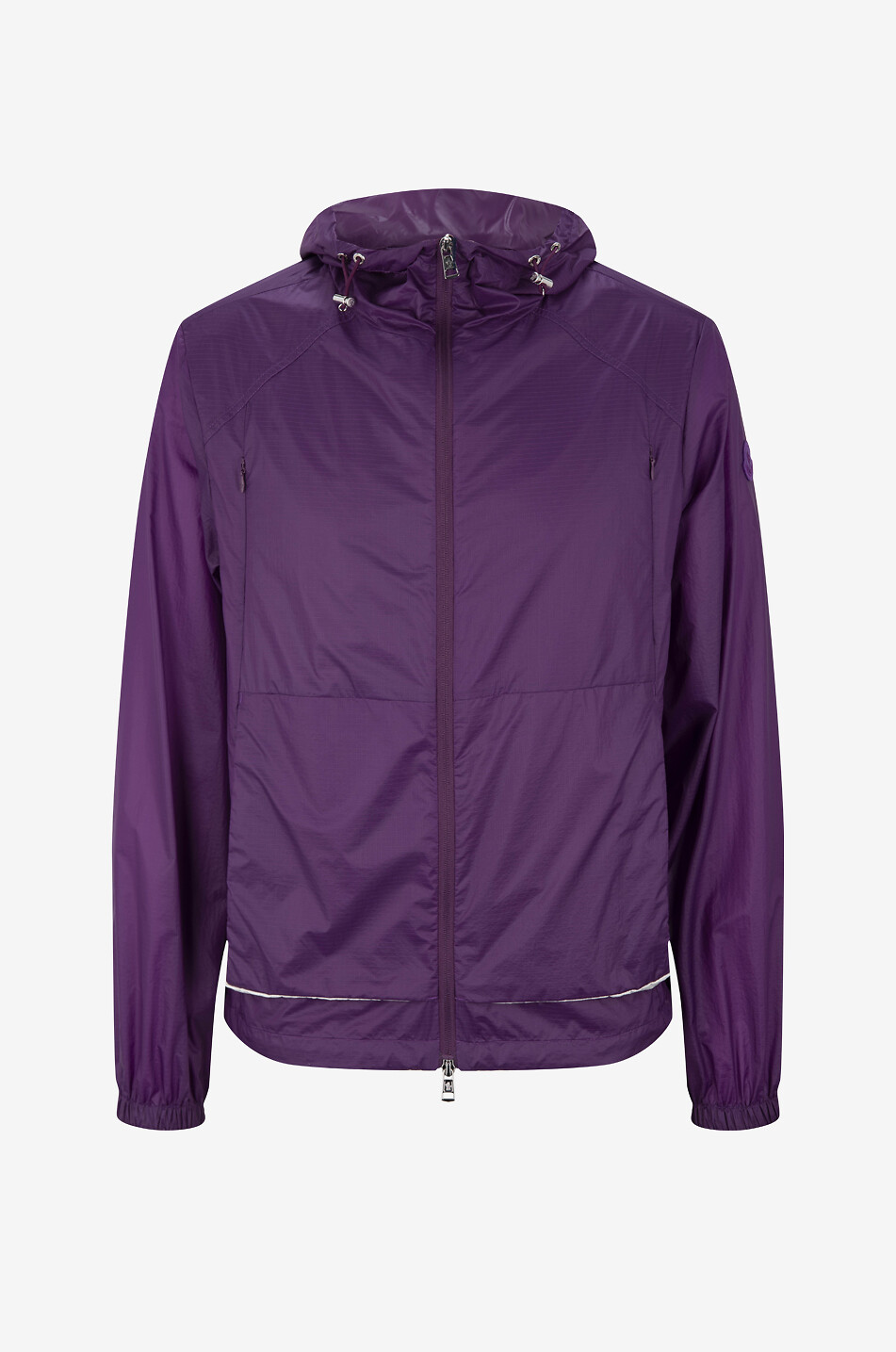 MONCLER Veste coupe-vent à capuche en ripstop Lamo Homme VIOLET 1