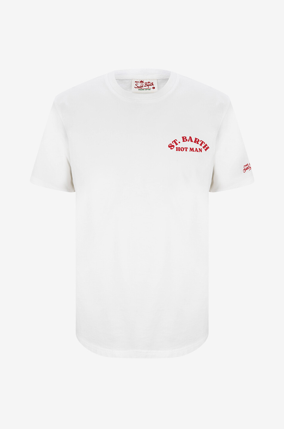 MC2 SAINT BARTH T-shirt à manches courtes en coton Hot Man Homme BLANC 1