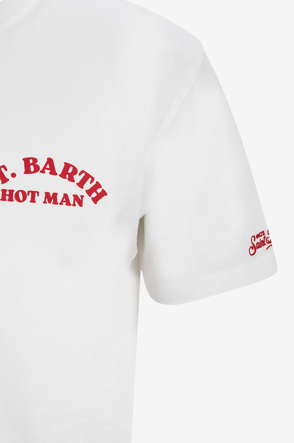 MC2 SAINT BARTH T-shirt à manches courtes en coton Hot Man Homme BLANC 3