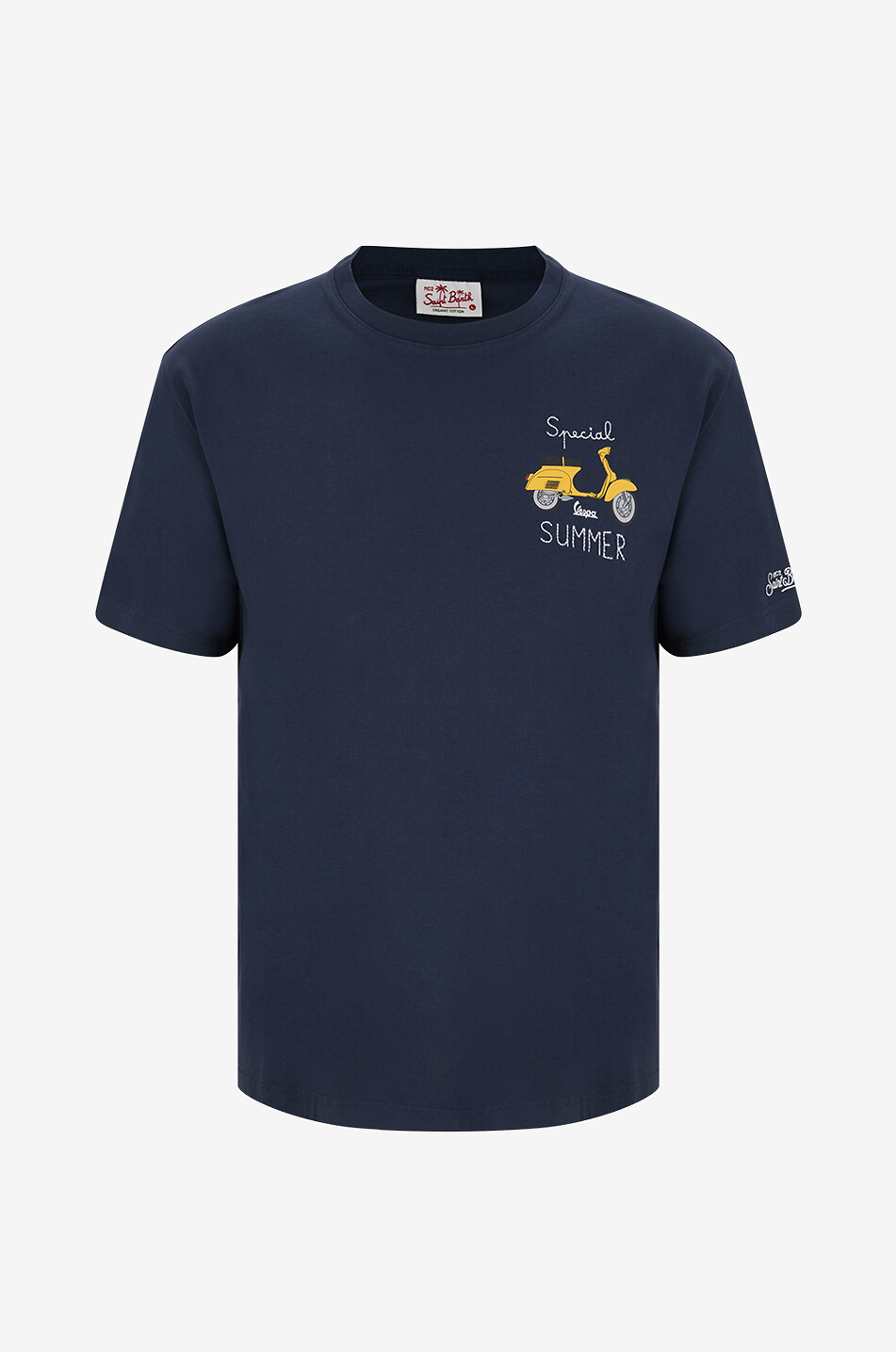 MC2 SAINT BARTH Kurzärmeliges T-Shirt aus Baumwolle Special Summer Herren DUNKELBLAU 1