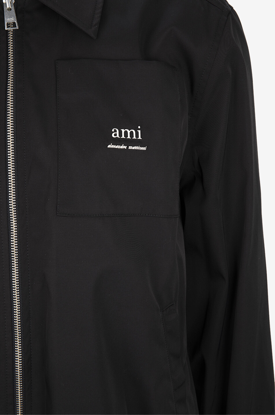 AMI Blouson à fermeture zippée ami Homme NOIR 3