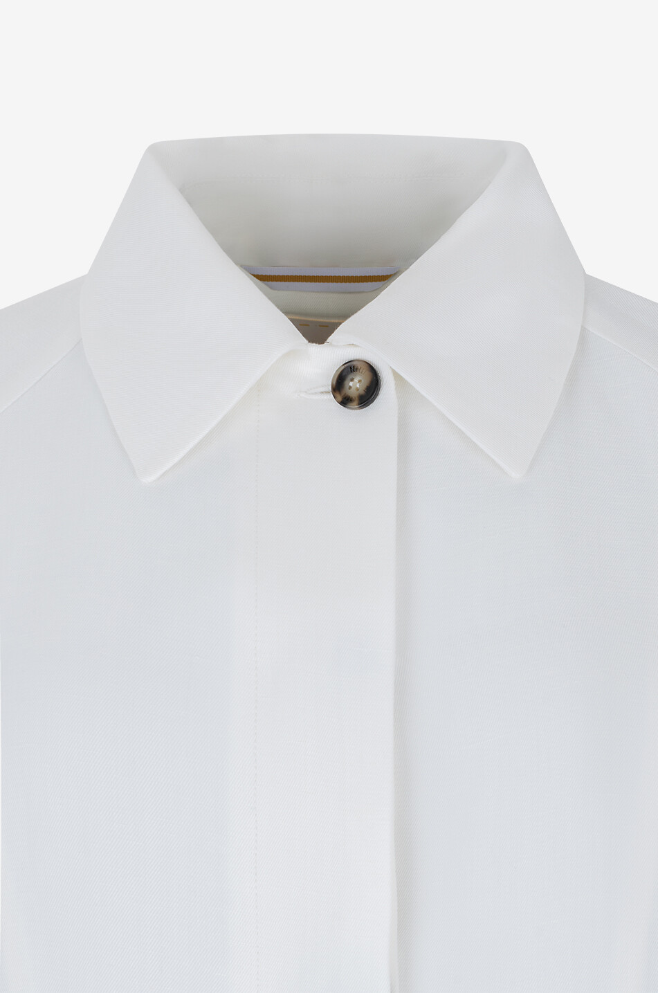 FEDELI Manteau long en viscose Era Femme BLANC CASSE 3