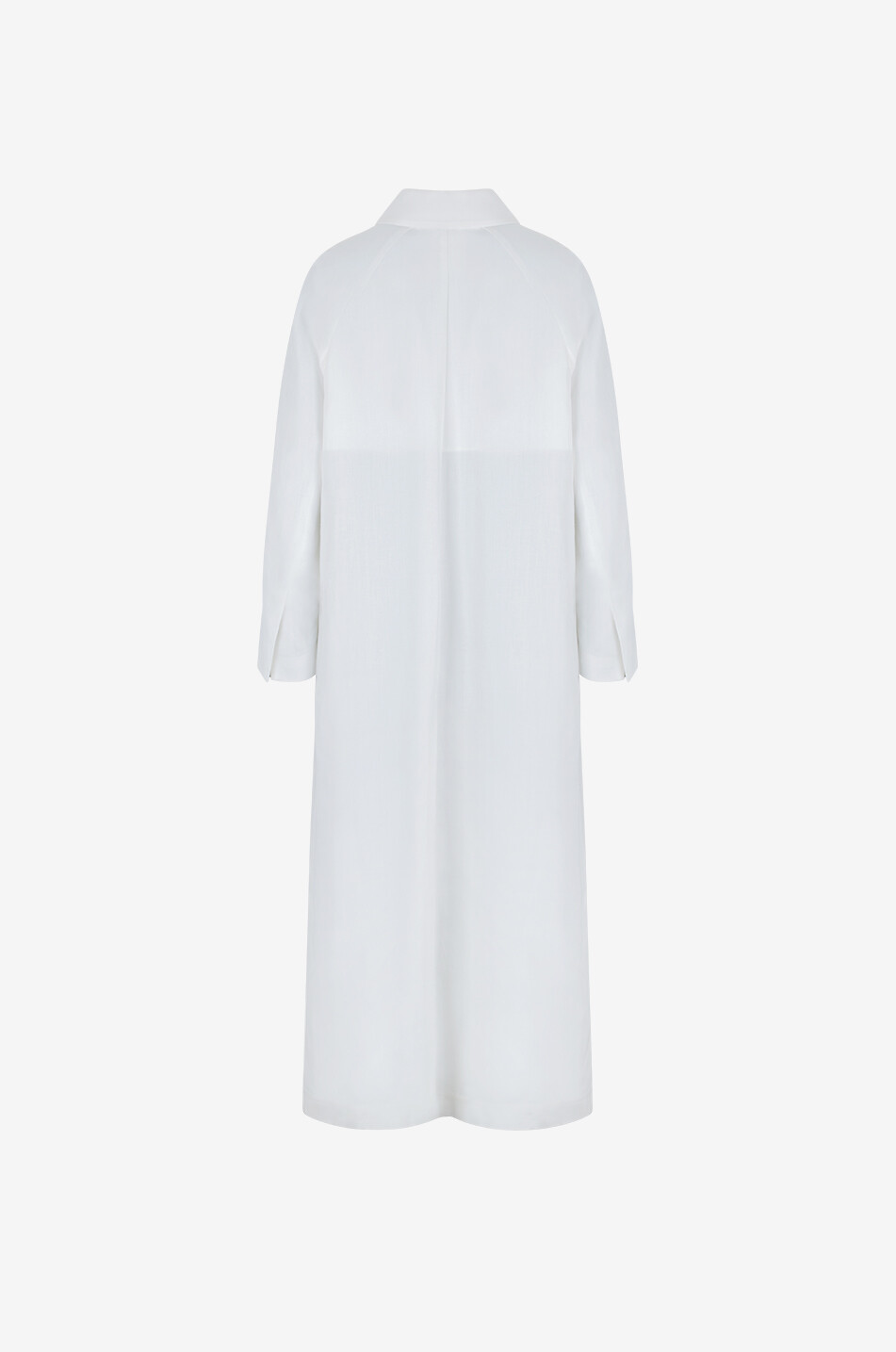 FEDELI Manteau long en viscose Era Femme BLANC CASSE 2