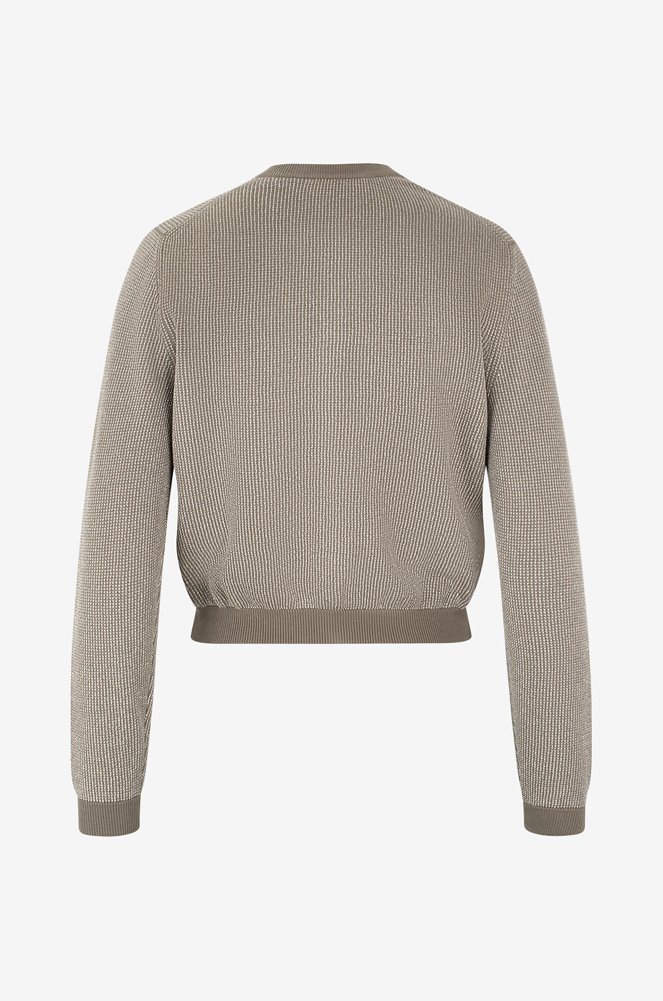 GRAN SASSO Cardigan court en coton et viscose Femme KAKI 2