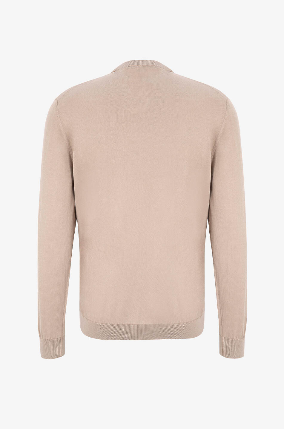 MAURIZIO BALDASSARI Pull à col rond en coton Homme Beige moyen 2