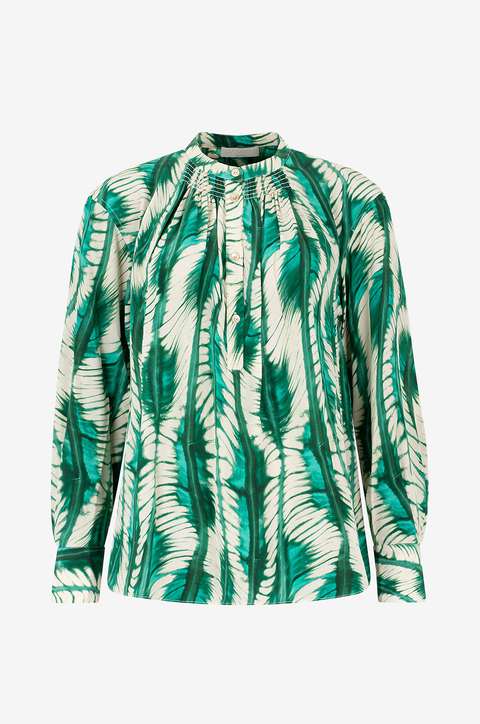 Blouse à manches longues en soie Nehir